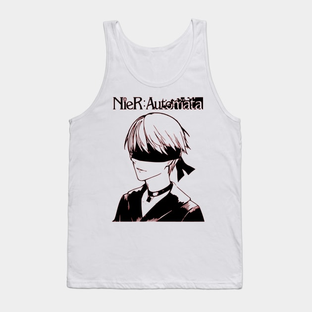 9S Nier Automata Tank Top by OtakuPapercraft